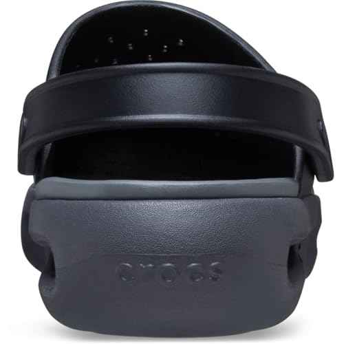 Crocs Unisex-Adult Inmotion Clogs, LiteRide Comfort, Slip On Shoes for Women and Men, Black, 15 Women/13 Men