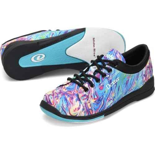 Dexter Womens Bowling Shoes, Groovy Blue, 7.5 US