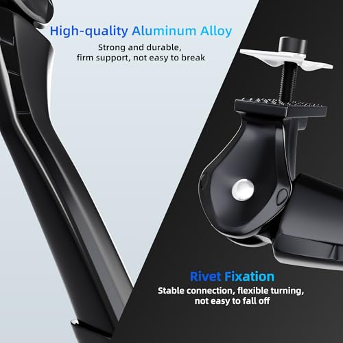 Bike Kickstand, Center Mount for 26-29 Inch Adult Bicycle, Adjustable Aluminum Bicycle Kickstand, Sturdy and Non-slip Bike Kick Stand for Mountain Bike/E-Bike/Road Bike