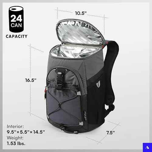 Titan by Arctic Zone Deep Freeze Backpack Cooler 24 Can