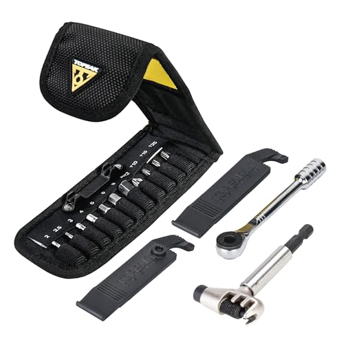 Topeak Ratchet Rocket, Lite DX+ or Essential, Lightweight Ratchet Tool Set with Bits and Carry Bag