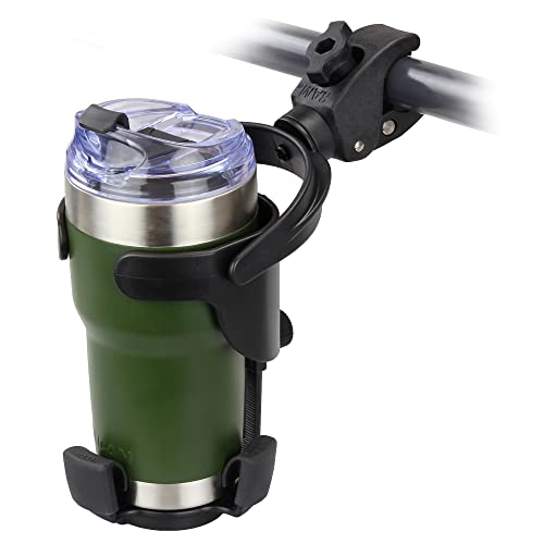 RAM Mounts RAP-B-417-400U Level Cup XL 32 Ounce Drink Holder with RAM Tough-Claw for Motorcycle, ATV/UTV, Bike
