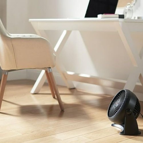 Honeywell Turbo Force Table Fan - 11 Inch, 3 Speed, 90 Degree Pivot - Sleek Black Design