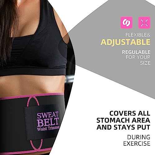 ZPP Waist Trainer for Women and Men, Neoprene Sweat Band Waist Trimmer Belt Slimming Stomach Wrap for Workout