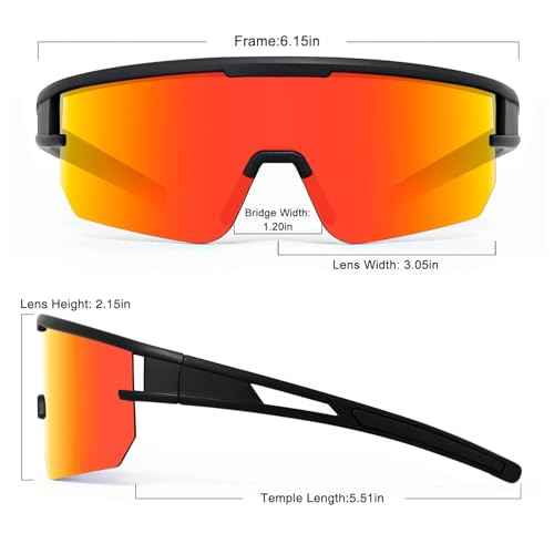 AVV Baseball Sunglasses - Polarized UV400 Cycling Glasses Men Women & Youth, Running Sunglasses for Sports Fishing & Bike