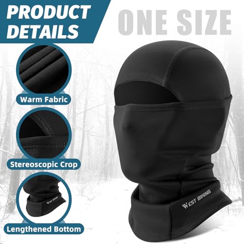 Balaclava Winter Ski Mask, Unisex Windproof and Thermal Mask, Cold Weather Thermal Sports Balaclava