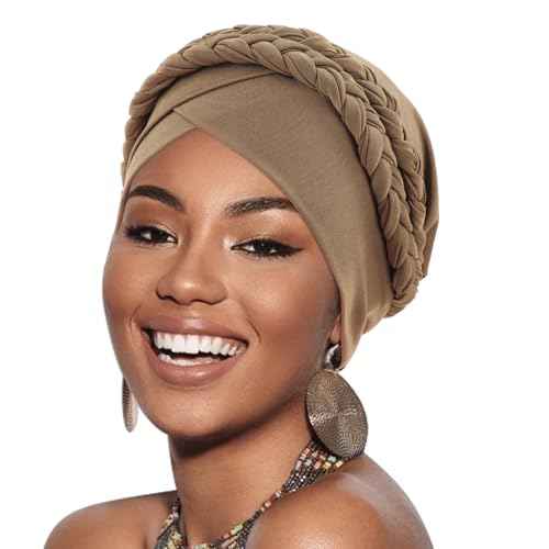 DRESHOW womens Pre-tied Cross Knot Hat