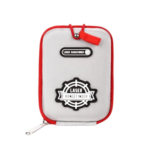Golf Range Finder Case - Universal Protective Rangefinder Hard Case Compatible with Bushnell, Callaway, Garmin & More Rangefinders, Shockproof Anti-Scratch Rangefinder Pouch (Silver)