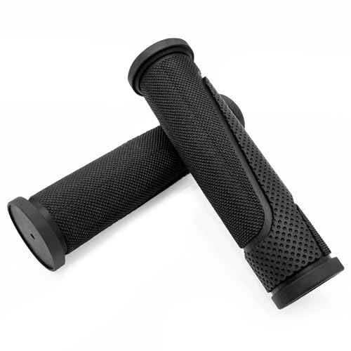 Bike Handlebar Grips, Replacement Bicycle Grips, Bike Handle Bar Wraps for Mountain, MTB, BMX, Beach Cruiser, Kids Bikes, Soft Non-Slip-Rubber Hand Grip Comfortable Ergonomic