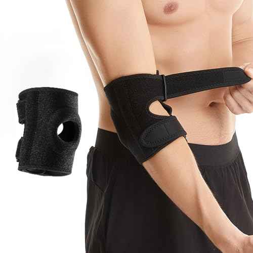 Elbow Brace for Tendonitis & Tennis Elbow Relief, Arthritis Support, Adjustable Compression Sleeve Wrap for Men & Women, Sports Injury Recovery, Golfer¡¯s Elbow, Bursitis, Sprains/Strains Pain Relief