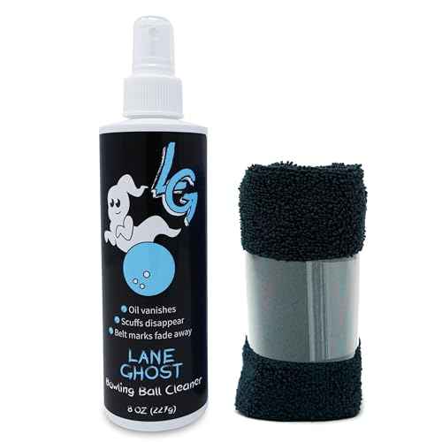 Bowling Ball Cleaner Spray - USBC Approved - Oil, Scuff, and Belt Mark Cleaner - Restores Tack and Prolongs Lifespan of Ball