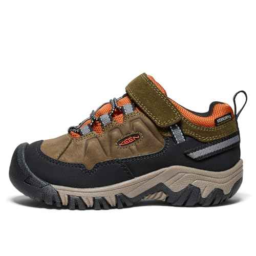 KEEN Unisex-Child Targhee 4 Low Height Durable Comfortable Waterproof Hiking Shoes