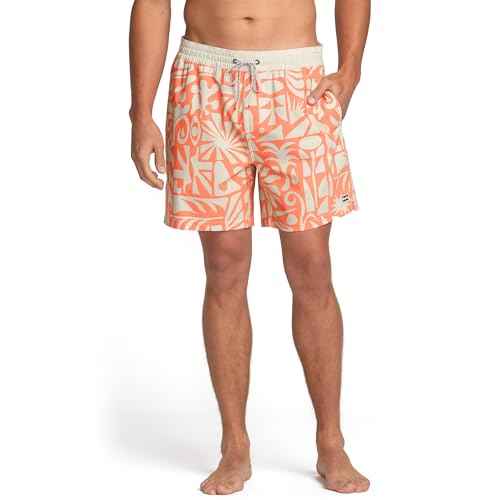 Billabong Good Times Layback Elastic Waist 16 Inch Swim Trunks