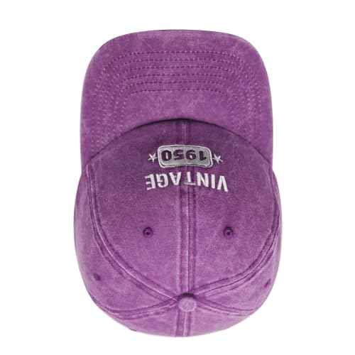 75th Birthday Gifts for Men Women, Happy 75th Birthday Decorations- Embroidered Baseball Cap Adjustable