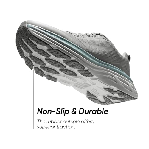 NORTIV 8 Men's Walking Running Tennis Cushioning Shoes ActiveFloat Non Slip Athletic Gym Workout Jogging Comfortable Sneakers
