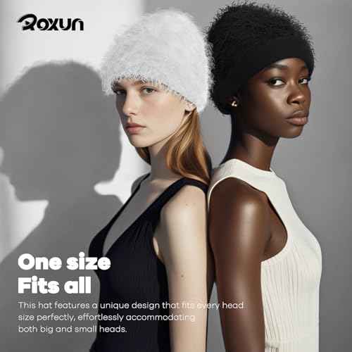 Distressed Beanie, Fuzzy Shiesty Yeat Warm One Size for Men Women Winter Fashion Knit Cap