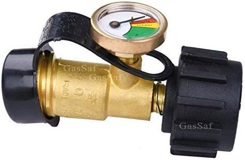GasSaf Propane Tank Gauge - Universal Leak Detector for QCC1 Type 1 Tanks | Accurate Pressure Meter