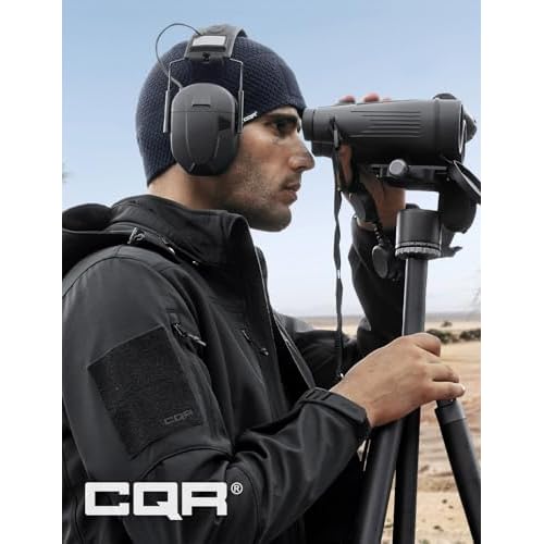 CQR Men's Fleece Tactical Beanie, Lightweight Army Military Skull Cap, Soft Warm Winter Hat with Small Pocket