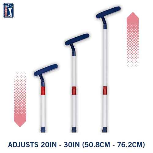 Franklin Sports PGA Whirlball Putting Green Golf Game - Golf Putter Game Set with Whirlball Target + Putting Matt - Adjustable Putter & 6 Foam Balls - Fun Indoor Set for Adults + Kids