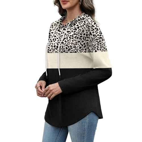 Bofell Hoodies for Women Long Sleeve Shirts Fall Clothes 2025 Outfits Crewneck Sweatshirts Winter Fashion Clothing