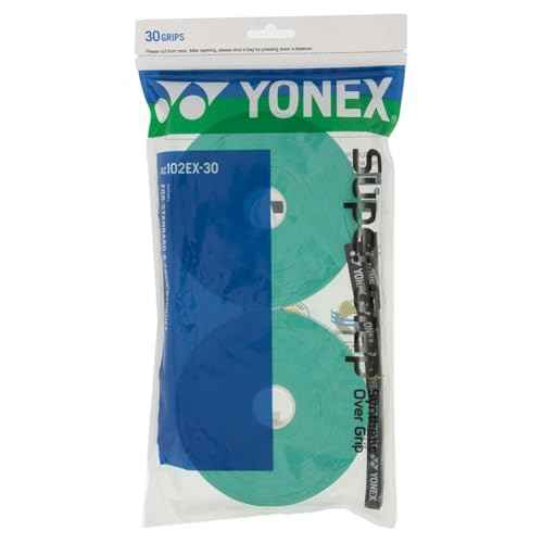 YONEX AC102EX-30 Super GRAP Roll Racket Overgrip (30 Wraps) (Green)