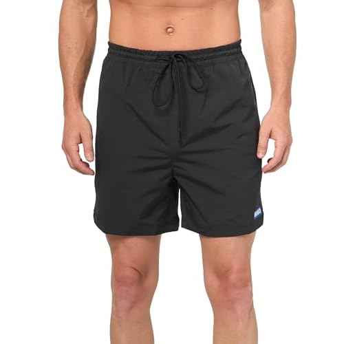 HUGO Men's Relaxed Fit Small Logo Smooth Shorts