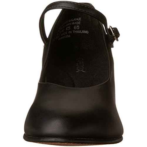 Capezio Women's Jr. Footlight Character Shoe,Black,9.5 M US