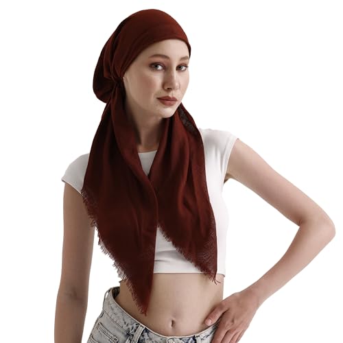 dscarf Headwear Pre Tied Head Scarves for Women Featuring | Soft Chemo Head Wear Headcover Ready Headwear