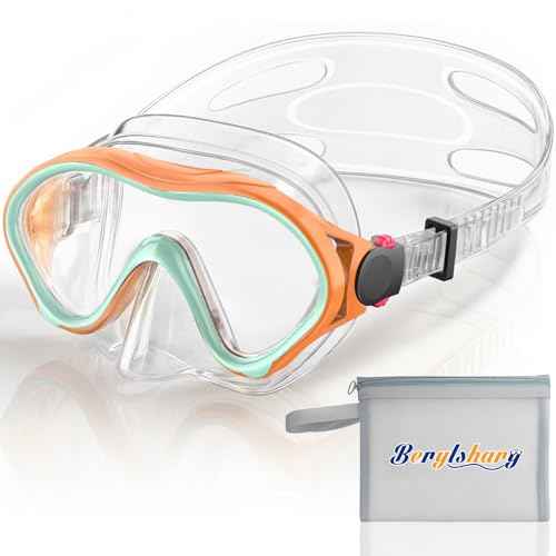 Kids Swim Goggles with Nose Cover -Diving Mask Leak-Proof Design for Boys Girls Ages 5-15 | Anti-Fog & UV Protection Swimming Glasses