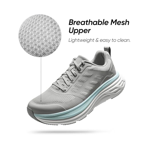 NORTIV 8 Men's Walking Running Tennis Cushioning Shoes ActiveFloat Non Slip Athletic Gym Workout Jogging Comfortable Sneakers