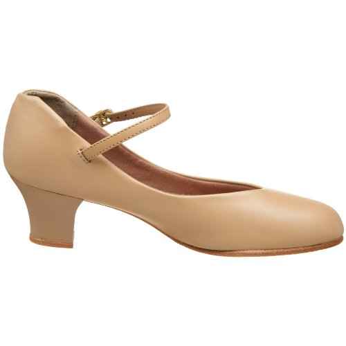Capezio womens Jr. Footlight Character dance shoes, Caramel, 5.5 US