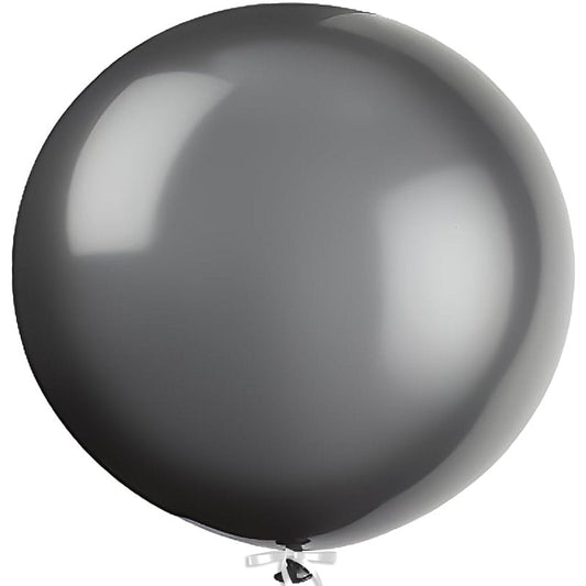 Phantom Black Latex Balloons, 36" (Pack of 6) - Vibrant Design, Perfect for Birthdays, Graduations, Birthdays, Events, & Special Occasions