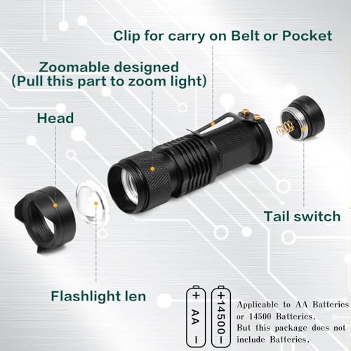 3 Pack Multi-Colored Light Flashlight Set: Red, Green, Blue LED Flashlights for Night Activities, Optical Effects