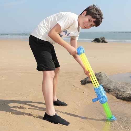 QPT Water Shoes for Toddler Kids Boys Girls Barefoot Aqua Socks Quick-Dry Beach Swim Outdoor Sports Shoes