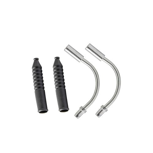 Bicycle V-Brake Pipe V Brake Elbow with Rubber Sleeve Bicycle Parts - Bike V Brake Noodles Cable Flexible brake elbow Bicycle brake drape Elbow cable protector