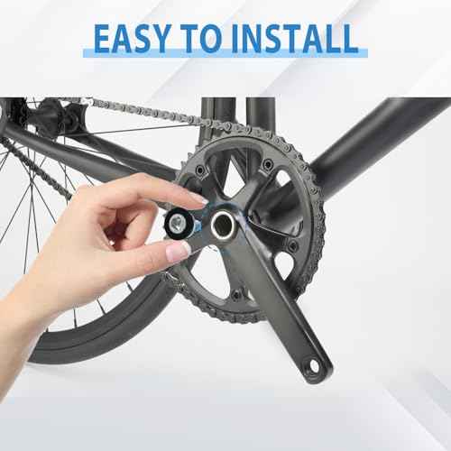 Bike Hex Crank Arm Fixing Bolts with Caps, 8mm Metal Bicycle Crank Allen Key Bolt Screws for Bicycle Square Cranksets and Bottom Brackets (4 Pcs)