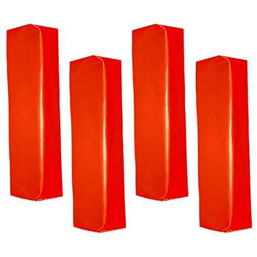CHAMPRO Weighted End Zone Corner Football Pylons, Set of 4 (Orange)