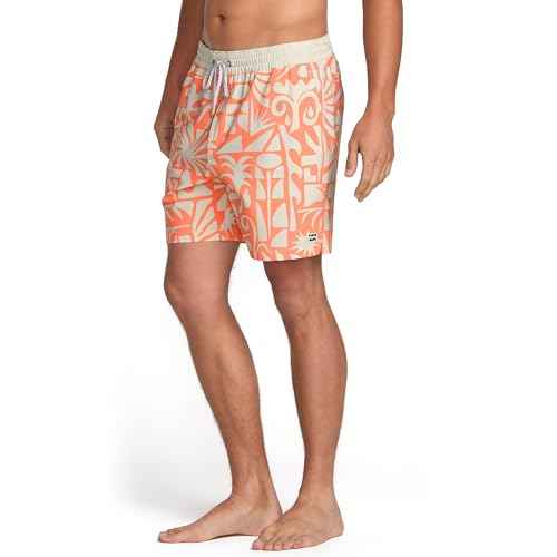 Billabong Good Times Layback Elastic Waist 16 Inch Swim Trunks