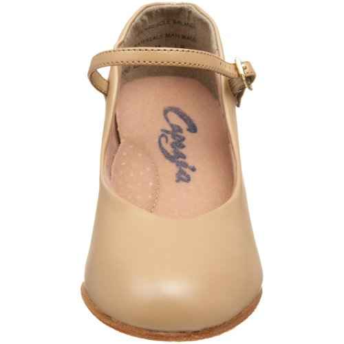 Capezio womens Jr. Footlight Character dance shoes, Caramel, 5.5 US