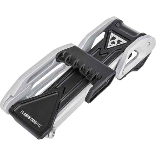 Topeak FlashStand RX Portable Bike Stand ? Compact Folding Aluminum Tune-Up & Display Stand for Road Bikes up to 700 x 38C ? Lightweight Maintenance & Storage Solution