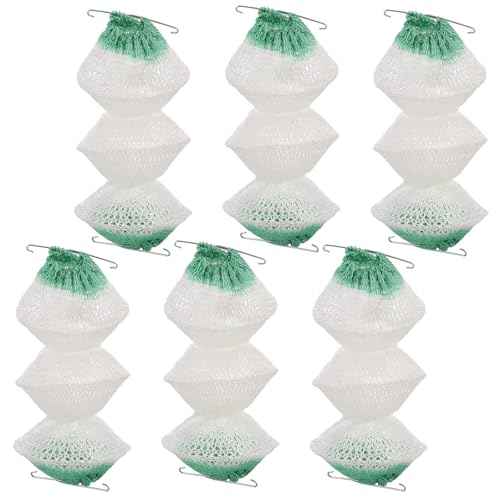 6 Pcs 3-Layer Propane Lantern Mantles Insta-Clip 2#95 Mantles Lantern Mantles Gas Lantern Mantles with 2 Install Clip Accordion Shape Mantles for Gas Lantern Propane Lantern Camping Lantern