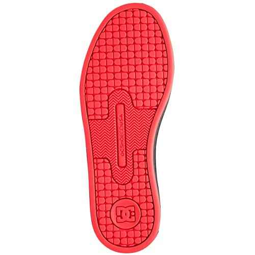 DC womens Court Graffik Low Top Casual Skate Shoe, Black/Hot Pink, 5.5 US