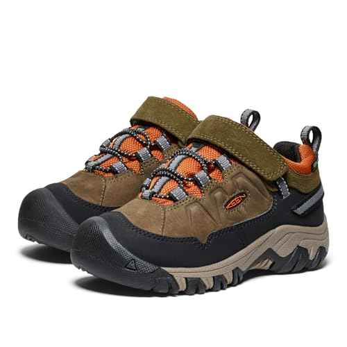 KEEN Unisex-Child Targhee 4 Low Height Durable Comfortable Waterproof Hiking Shoes