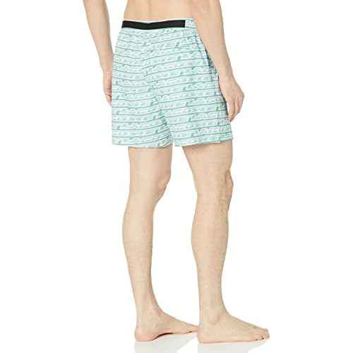 Lacoste Mens Active All Over Print Mid-Thigh Swim Shorts