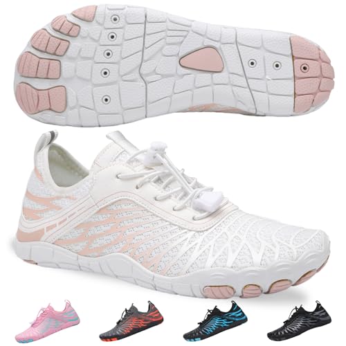 Hike Barefoot Shoes for Women Men, Breathable Non-Slip Athletic Footwear, Wide Toe Water Shoes for Hiking, Non-Slip Neuropathy Shoes for Women Men, Grounded Comfort wear