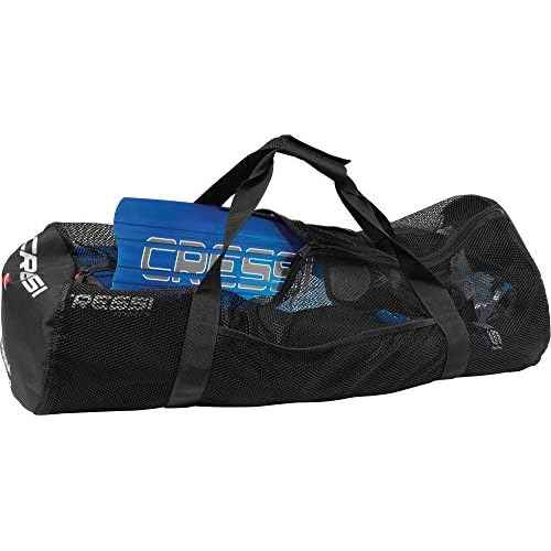 Cressi Strong Foldable Mesh Duffle Bag for Scuba Diving, Snorkeling Equipment | Gorgona & Crete: designed in Italy