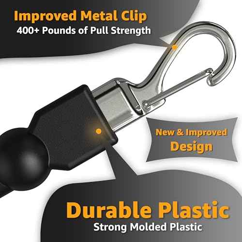 Jmoe USA Clippable Replacement T-Latch Zipper Pulls | Compatible with RTIC and Other Soft Coolers, Day Coolers, Backpack, and More | Made of Tough Rigid Plastic and Metal | 2-Pack | Universal Design