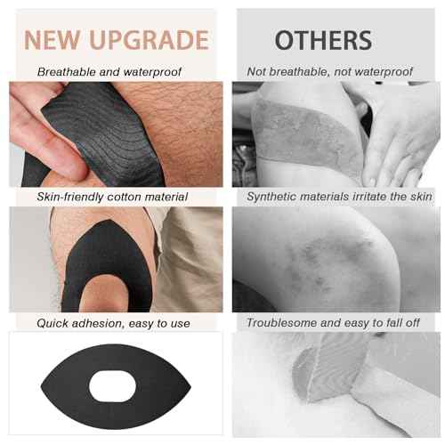 Kinesiology Tape for Knees, 10 Pcs Precut Kinesiology Tape for Knee Pain Relief & Support, Waterproof & Elastic Athletic Tape for Knee Stability, Breathable & Comfortable Knee Tape, Patent Pending