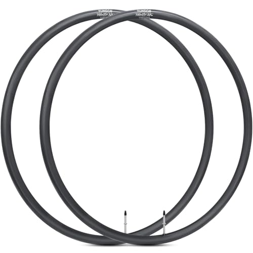 2-PCS 700C Bike Tubes 700x25C/26C/28C/30C/32C FV60 Presta Valve (25/32-622) 700C Bicycle Inner Tubes Compatible with 700 x 25C 700x26C 700x27C 700x28C 700x30C 700x32C Bike Tire Tubes