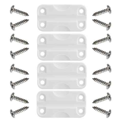 Cooler Replacement Plastic Hinges and Screws for Igloo,High Intensity Cooler Replacement Plastic Hinges,24012 Refrigerator Plastic Hinges